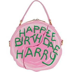 Loungefly Warner Bros.: Harry Potter - Birthday Cake - Crossbody Bag with Bag Charm - Collectible Bags