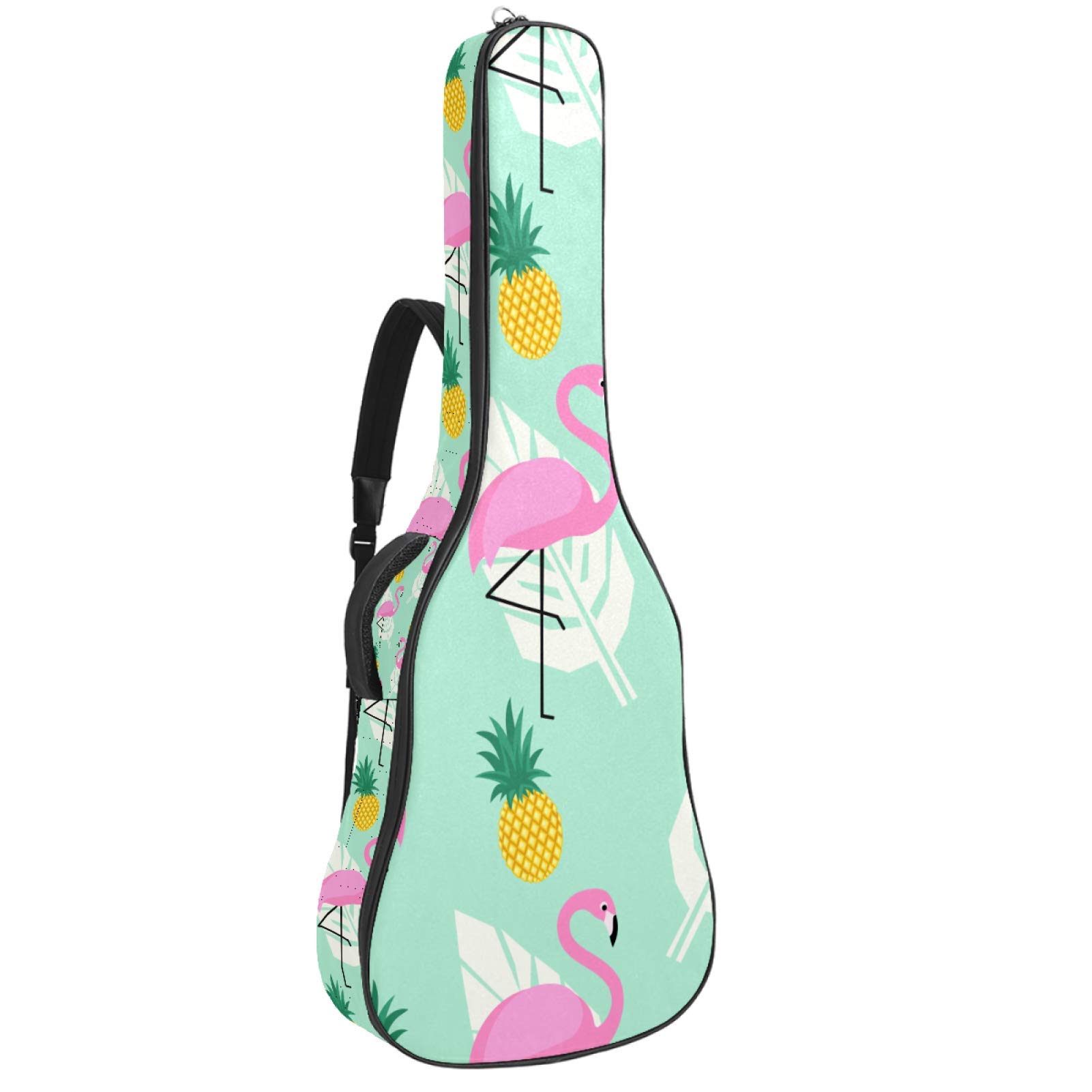 Acoustic Guitar Case With Soft Foam Padded,Dual Adjustable Shoulder Strap Guitar Case Gig Bag Backpa