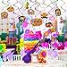 Unomor 35PCS Cinco De Mayo Decorations, Hanging Swirl Foil Decor for Mexican Fiesta Party Supplies, Fiesta Decorations, Mexican Sombrero Taco Party Décor, Dia De Muertos.