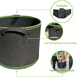 Ayvicco 5-Pack 1 Gallon Heavy Duty Nonwoven Aeration Fabric Pots view 3