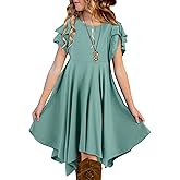 blibean Tween Girls Summer High Low Boho Dresses Size 4-15 Years