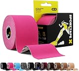 SPORTTAPE Kinesiology Tape 5cm x 5m Pink Waterproof Hypoallergenic