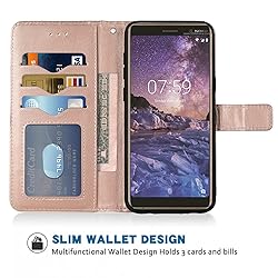 FDCWTSH Compatible with Nokia 7 Plus Wallet Case