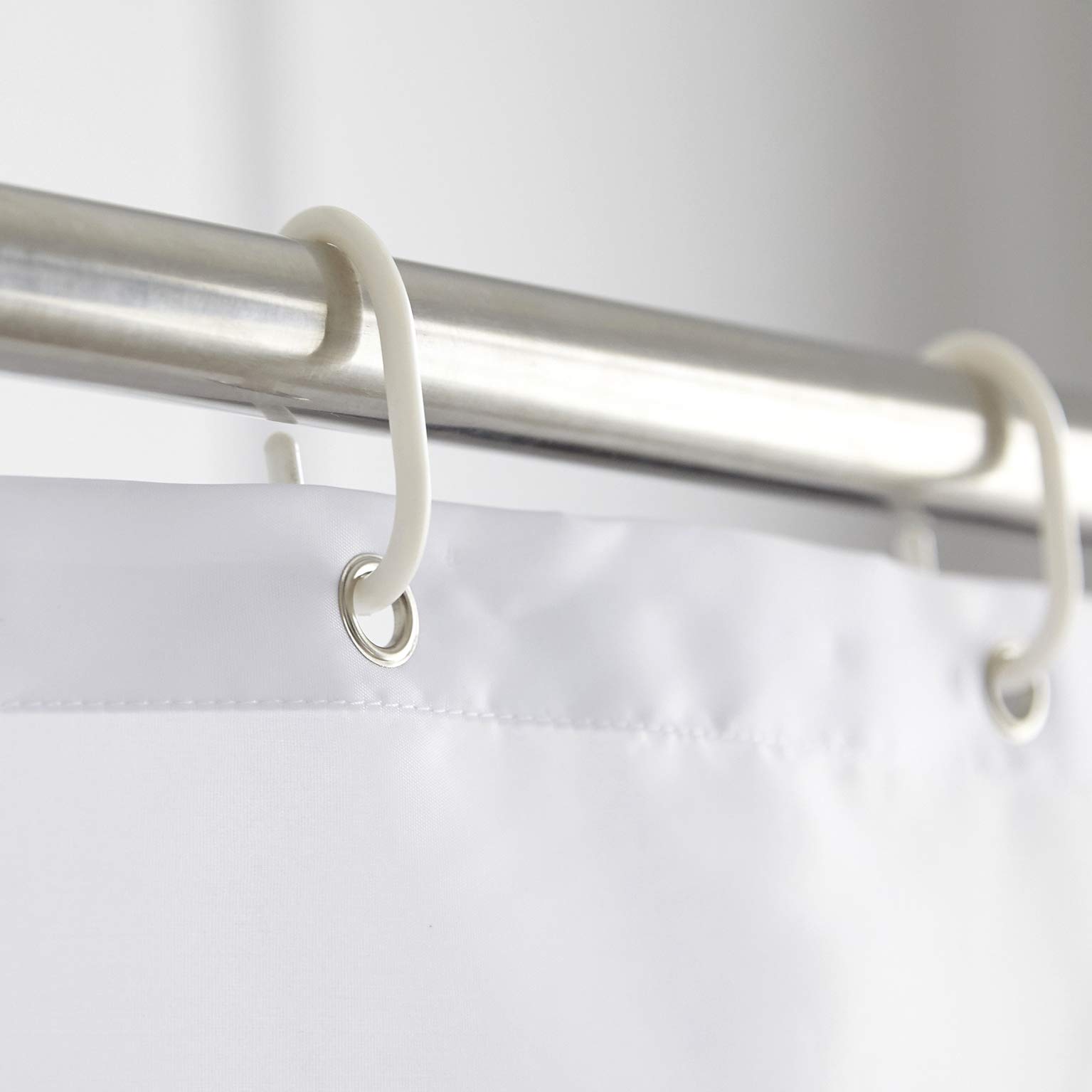 True Holiday Shower Curtain Fabric Polyester Waterproof Mildew Resistant Antibacterial Shower Curtain Liner with 12 Curtain Hooks 72\