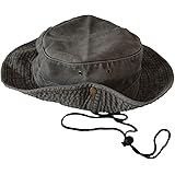 Cappello Safari Unisex Cotone UPF 50+ - Tesa Larga Con Sottogola E Bottoni Laterali Per Sole E Viaggi - Foto 7