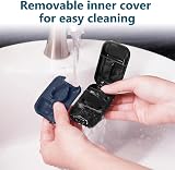 ACWOO Small Pill Cutter 2 in 1 Portable Cutter and Storage Black view 8