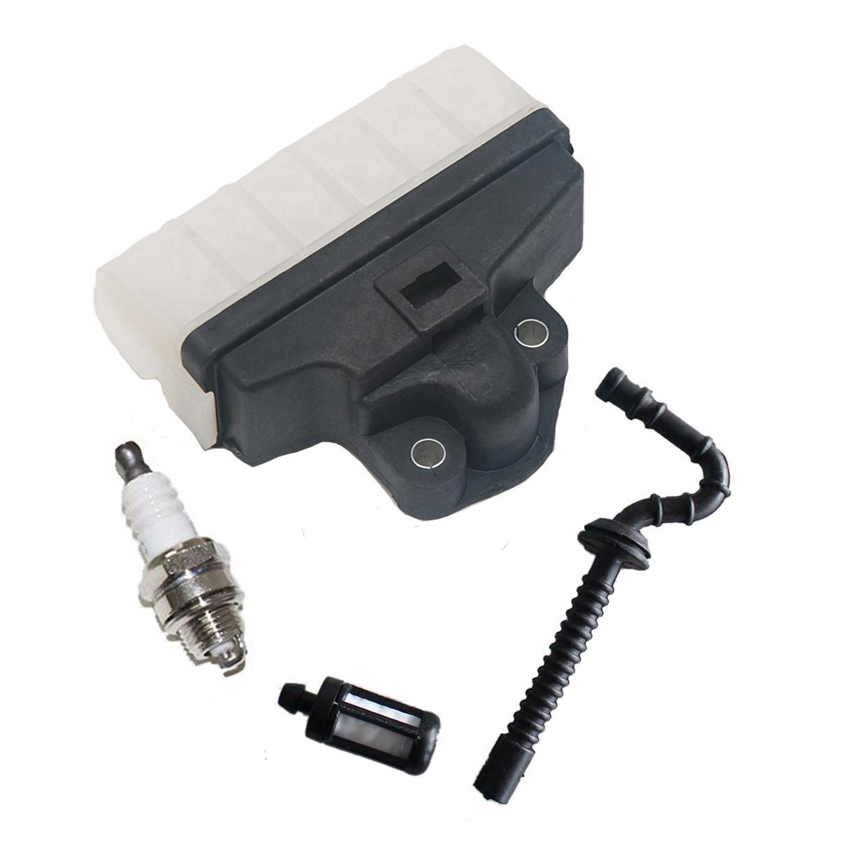 OuyFilters Carkio Aftermarket Air Filter Fuel Filter Hose Tube Spark Plug Compatible with Stihl 021 023 025 Ms210 Ms230 Ms250 Chainsaw New