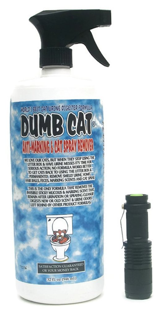 Dumb Cat Urine Digester Odor Remover with UV Blacklight