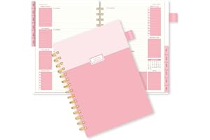 2025 Planner- Weekly and Monthly Planner, 2025 Planner for Women, AIMPEAK Weekly Planner from Jan.2025 - Dec.2025, Calendar Planner for Work, Monthly Tabs, Pink, 5.5"x8.5"