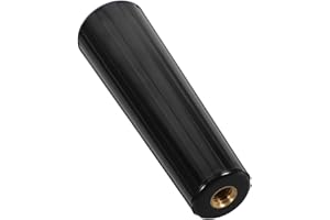 Toyvian Rotisserie Rod Handle Replacement M10 Threaded Bakelite Insulated Grip for Outdoor BBQ Grilling