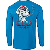 SEA DOG I Love Fishing Vintage Graphic Long Sleeve T-Shirt, 100% Ringspun Cotton, Relaxed Fit, Printed in USA