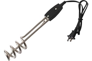 GQNDGN Immersion Heater, Submersible Water Heater，1500W/1000W-110V Portable Electric Immersion Water Heater fit for Camping Inflatable Pool Bathtub Water Bucket Heater (A)