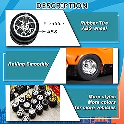 WAVEIST 1/64 Wheels and Tires，Real Rider