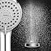 AmazerBath Shower Head, High Pressure Handheld Shower Head with Powerful Shower Spray, 3 Spray Settings Hand Held Shower Head with Hose and Bracket, Chrome