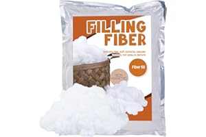 Kollase Polyester Fiberfill, 7oz/200g Premium Fiber Filling Stuffing, Stuffed Animal Stuffing, Pillow Fluff Stuffing, Filling for Pillow, Stuffed Animals, Dolls, Cushion, Pet Net and Other Crafts