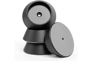 Mumeasy 4 Pack Baby Gate Wall Protector, Pressure Mounted Baby Gate Extension Kit, Safety Gates Extender Wall Cups, Baby Gates Wall Guard for Protect Walls & Doorways from Pet & Dog Gates, Black