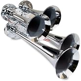 Kleinn Air Horns 141 Compact Quad Air Horn - Chrome