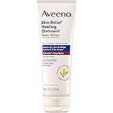 Aveeno Skin Relief Healing Ointment, 72-Hour Skin Protectant with Triple Oat & Shea Butter for Extra Dry, Cracked & Sensitive Skin, Fragrance-Free & Multi-Use for Lips, 7.2 oz