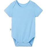 SWaddle AN Short Sleeve Unisex Baby Bodysuits, Stylish, Comfortable Ultra Soft Rayon Made From Bamboo Material
