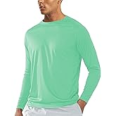 SWEET POISON Men's UPF 50+ Sun Shirts Long Sleeve UV Protection Lightweight Dry Fit T-Shirt for Athletic Outdoor Tee