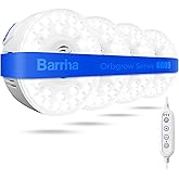 Barrina Orbgrow OG09 Puck Grow Light, 5000K 36W(4 x 9W, 540 Watt Equiv), Full Spectrum Plant Light for Indoor Plants, Magneti