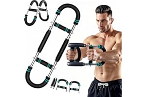 Twister Arm Trainer 60-110lbs, PowerTwist Arm Trainer, Adjustable Forearm Strengthener, Arm Exercise Equipment, Chest Workout
