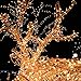 Moonflor Solar Fairy String Light, 2 Pack 100 LED 8 Modes Copper Wire Lights Waterproof Outdoor String Lights Indoor/Outdoor, Gardens, Patio, Wedding, Bedroom, Christmas Party Decoration, Warm White