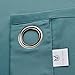 MYSKY HOME Bedroom Curtains 63 Inches Long Blackout Curtains for Living Room Teal Curtains for Kids Room Grommet Privacy Protect Room Darkening 1 Curtain Panel, 42 x 63 Inch, Teal