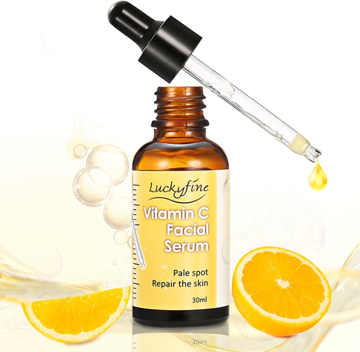 Y.F.M Vitamin C Serum, Anti Aging Face Serum for Face with Hyaluronic Acid Anti-Wrinkle Facial Serum for Face Whitening and Removal Sun Spot 1.0 oz.