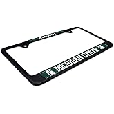Black Metal License Plate Frame - Second Generation - Alumni Version (Michigan State)