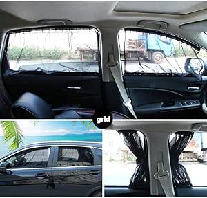 1 Unid Coche Sombrilla Cortina de Malla Cubierta de la Ventana Lateral