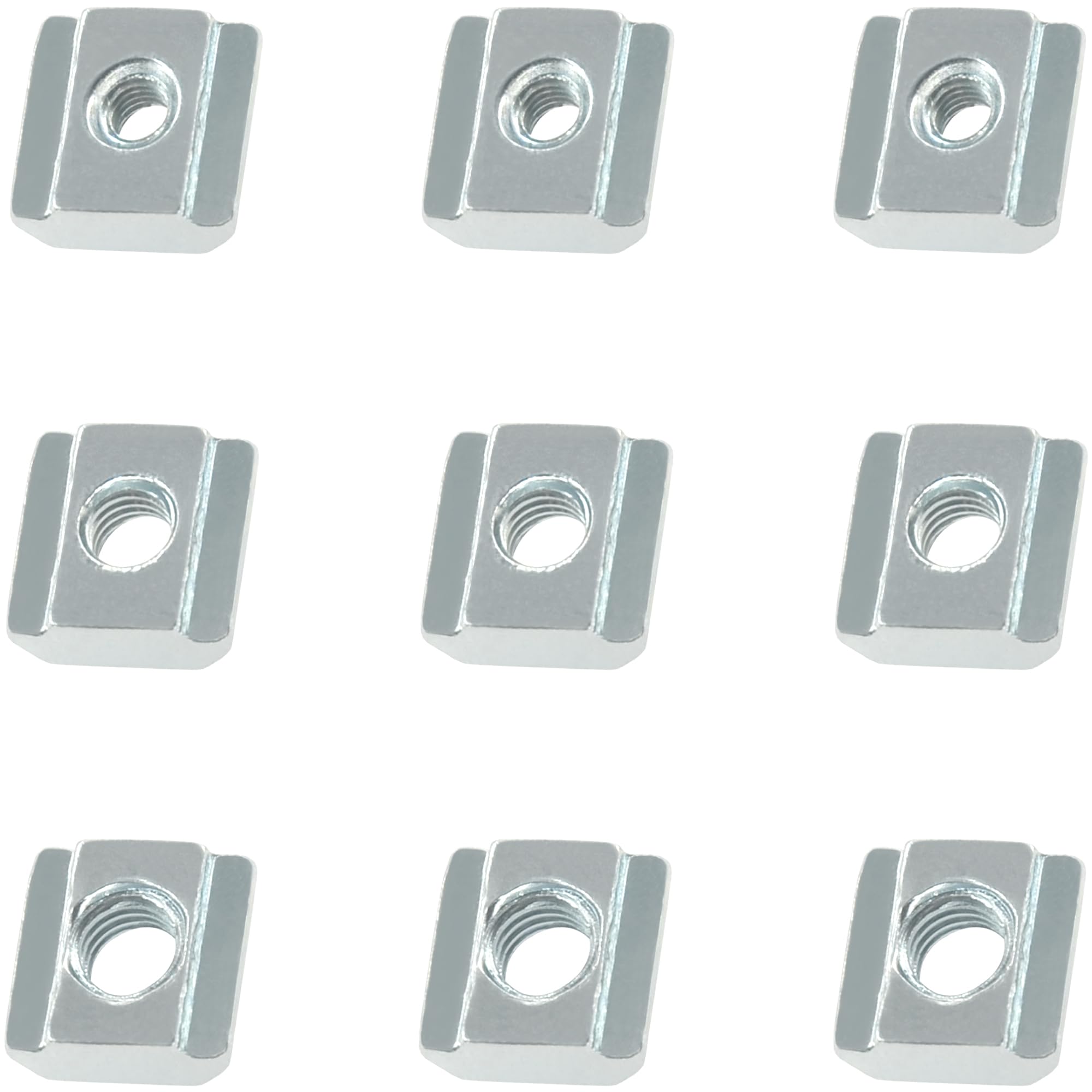 120 PCS T Sliding Square Guiding Nuts for 2020 Series Aluminum Profiles