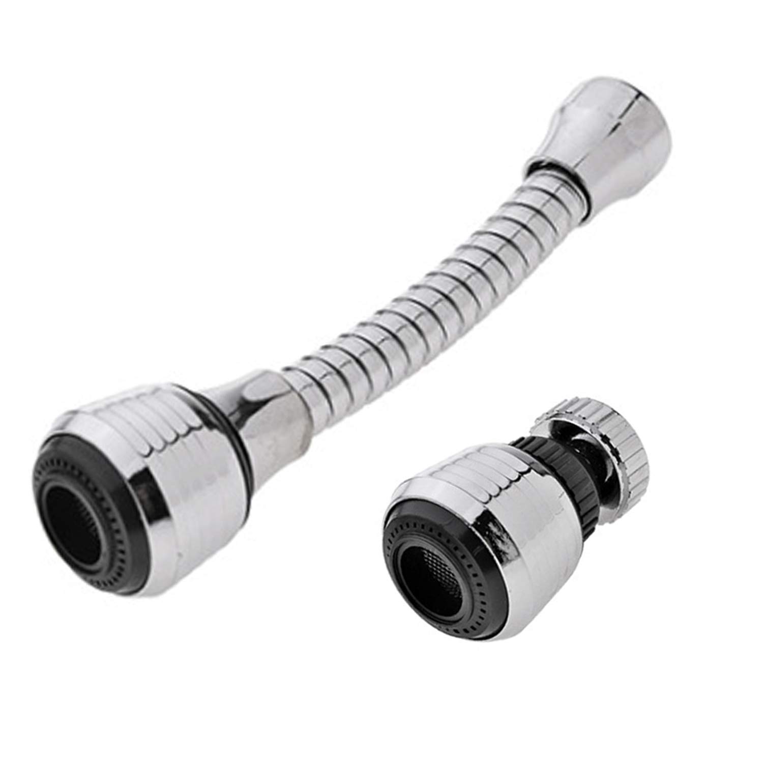 Faucet Aerator,360 Rotate Swivel Water Saving Tap Aerator Diffuser Faucet Nozzle Filter Adapter Replacement for Kitchen