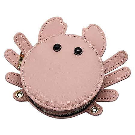 COOFIT Crossbody Purse Creative Lovely Crab Pattern Mini Size Shoulder Bag Coin Purse