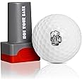 QUBI Golf Ball Stamp, Golf Ball Stamper, Reusable Self-Inking Golf Ball Stamp Marker to Identify Golf Balls, Golf Gift Golf Accessories for Men and Women Golfers