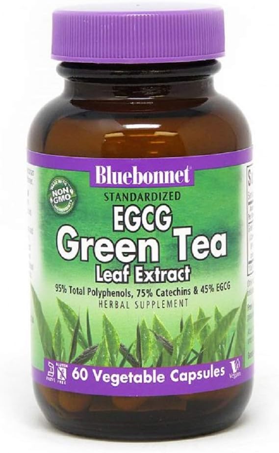 BlueBonnet EGCG Green Tea Leaf Extract Supplement, 60 Count: Health & Personal Care