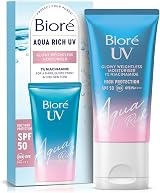 Biore Aqua Rich UV Glowy Weightless Moisturiser SPF 50, 50ml view 1