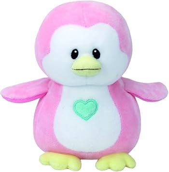 pinguino rosa peluche