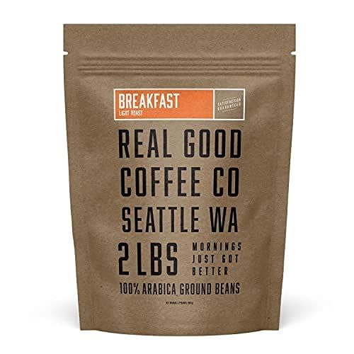 Real Good Coffee Company Breakfast Blend Light Roast Ground Coffee ...