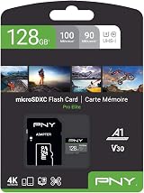 PNY Pro Elite 128GB microSDXC Card Class 10 UHS-I U3 100MB/s A1 V30 + Adapter view 5