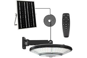 KUFUNG Solar Shed Light, Solar Pendant Light,Waterproof Indoor Outdoor Rotation Design, Solar Lights with Motion Sensor for Barn, Patio,Shed, Chicken Coop, Gazebo, Garage（1 Pack）