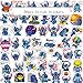 Cartoon Lilo & Stitch Stickers for Laptop Trendy Cartoon Waterproof Vinyl Water Bottle Notebook Snowboard Skateboard Luggage Bicycle Motorcycle Guitar Bike Decal Sticker 50pcs for Teens Kids (Stitch)