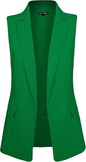 sleeveless blazer vest