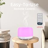 Trace 300ML Essential Oil Diffuser with Remote, 7 LED Lights, 4 Timers view 5