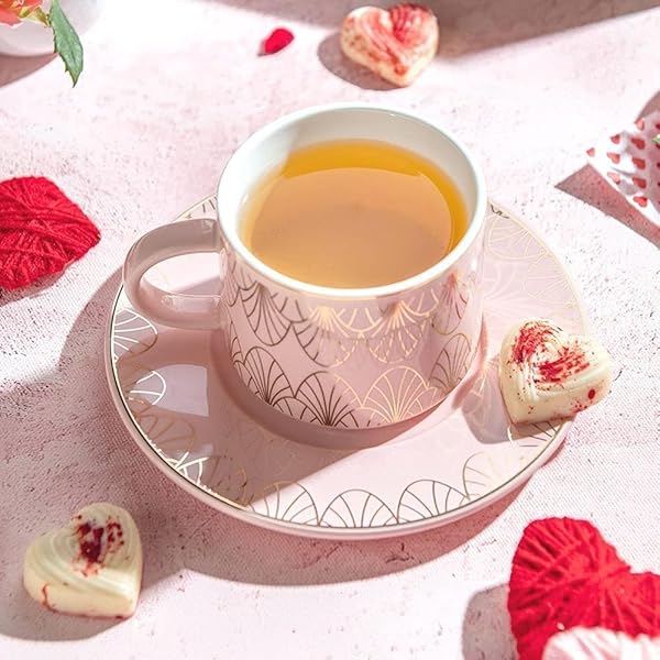 VAHDAM, ANNIVERSARY TEA GIFT SETS (7.05OZ/100+ CUPS) GIFT BOX FOR COUPLE | 4 LOOSE LEAF TEA – GREEN TEA, HERBAL TEA | GLUTEN FREE, NON GMO | GIFTS FOR WOMEN, GIFTS FOR MEN, GIFTS FOR HIM/HER