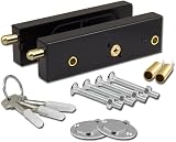 Asec AS1997 Garage Door Lock Black - Fits up to 38 mm Door Thickness view 1