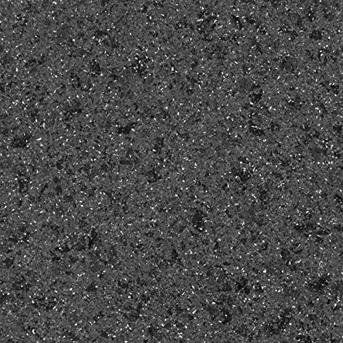 0002- Charcoal mosaic effect Supreme Quality Anti Slip Vinyl Flooring Home Office Kitchen Bedroom Bathroom Lino Modern Design 2M wide (Treadfast) 2x9