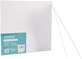 Exerz 30x30cm Canvas Panels 6pcs 3mm 280gsm 100% Cotton Oil & Acrylic view 5