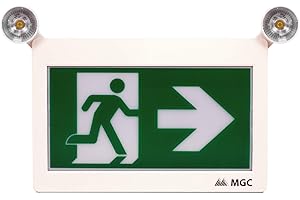Mircom ELRM-180-2RC LED Running Man Sign with with Adjustable Twin Spot LED Lights (Remote Capable) - from Canada to Canada