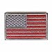 USA Morale Tactical Patch American Flag Patch with for molle equipped backpacks, bags, operator hats, and uniforms (ATACS Silver, 2
